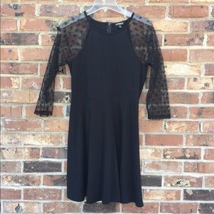 Express Women’s Dress Black Floral Medium